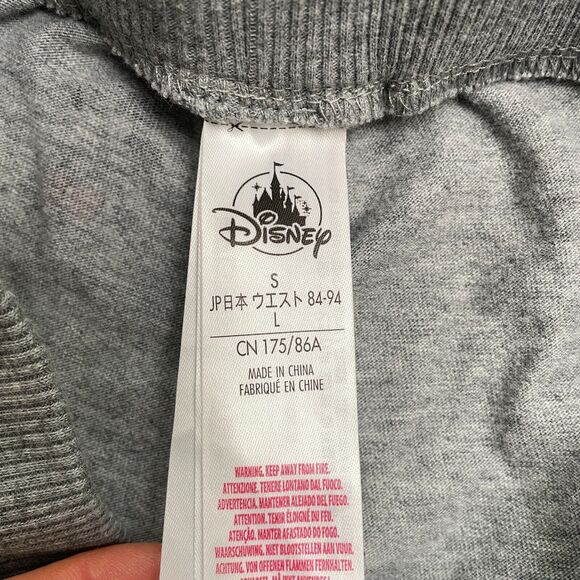 Disney Mickey Mouse Lounge Pajama Pants Mens Large Gray Printed Straight 28x31 - Picture 3 of 13